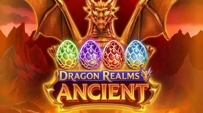 Dragon Realms Ancient Slot mit Drachen und Eiern auf VipLuck