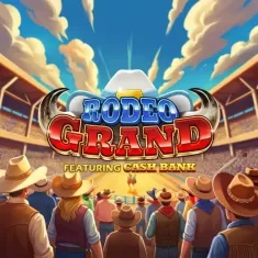 Rodeo Grand Spielautomat mit Publikum im Stadion auf VipLuck